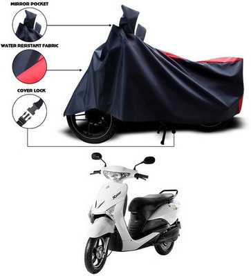 SEBONGO Waterproof Two Wheeler Cover for Indus(Yo Xplor, Red, Blue)