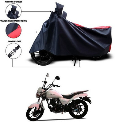SEBOMJO Two Wheeler Cover for Universal For Bike(Red, Blue)