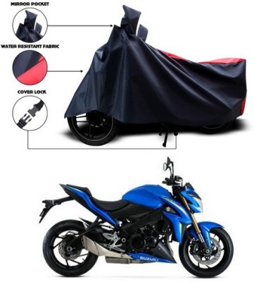 SEBONGO Waterproof Two Wheeler Cover for Suzuki(GSX, Red, Blue)