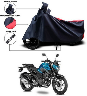 SEBONGO Waterproof Two Wheeler Cover for Yamaha(FZ, Red, Blue)