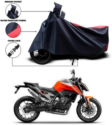 SEBONGO Two Wheeler Cover for KTM(Red, Black)