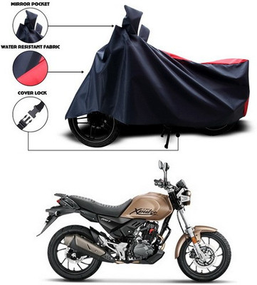 ANTHUB Two Wheeler Cover for Hero(Xpulse 200T, Red, Black)