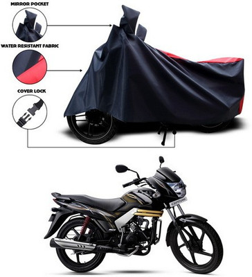 SEBONGO Waterproof Two Wheeler Cover for Mahindra(Centuro, Red, Blue)