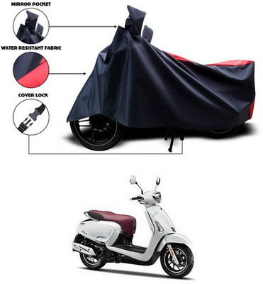 SEBONGO Two Wheeler Cover for 22Motors(Red)