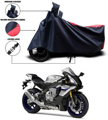 SEBONGO Waterproof Two Wheeler Cover for Yamaha(YZF R1M, Red, Blue)