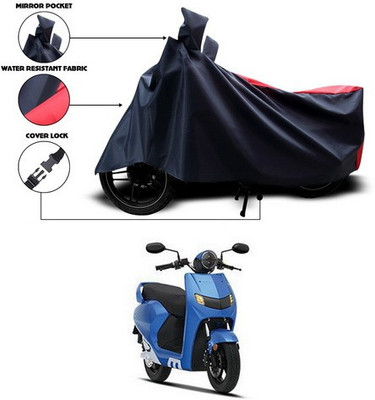 SEBONGO Waterproof Two Wheeler Cover for 22Motors(Red, Blue)