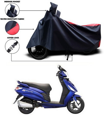 SEBONGO Waterproof Two Wheeler Cover for Hero(Maestro Edge, Red, Blue)