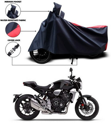 SEBONGO Two Wheeler Cover for Honda(Red, Black)