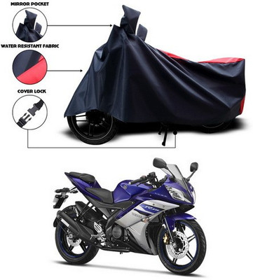 SEBONGO Two Wheeler Cover for Yamaha(YZF R15 Ver 2.0, Red)