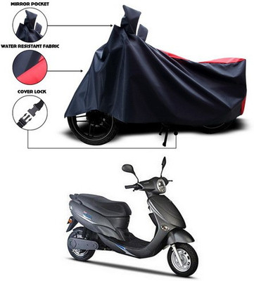 ANTHUB Two Wheeler Cover for Avon(Red, Black)