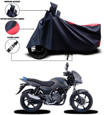 SEBONGO Waterproof Two Wheeler Cover for Bajaj(Pulsar 125, Red, Blue)