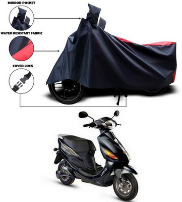 SEBONGO Waterproof Two Wheeler Cover for Hero(Electric Cruz, Red, Blue)