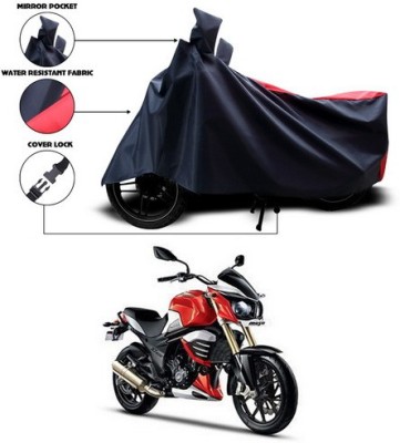 ANTHUB Two Wheeler Cover for Mahindra(Mojo, Red, Black)