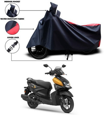 SEBONGO Waterproof Two Wheeler Cover for Yamaha(Ray ZR, Red, Blue)