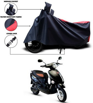SEBONGO Waterproof Two Wheeler Cover for Hero(Electric Photon, Red, Blue)