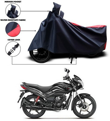ANTHUB Two Wheeler Cover for Hero(Passion Xpro, Red, Black)