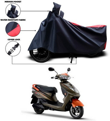 SEBONGO Waterproof Two Wheeler Cover for Okinawa(Ridge, Red, Blue)