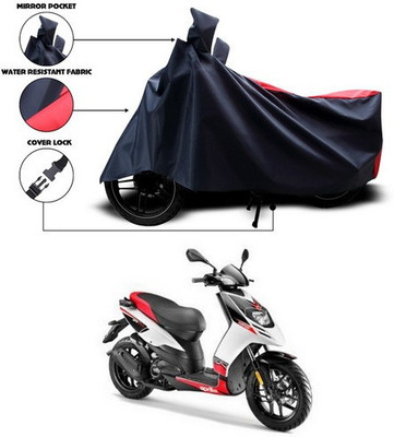 SEBONGO Waterproof Two Wheeler Cover for Aprilia(Red, Blue)