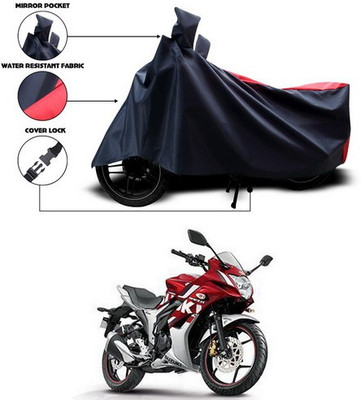 SEBONGO Waterproof Two Wheeler Cover for Suzuki(Gixxer SF, Red, Blue)