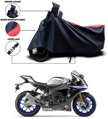 ANTHUB Two Wheeler Cover for Yamaha(YZF R1M, Red, Black)