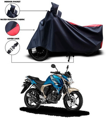 SEBONGO Waterproof Two Wheeler Cover for Yamaha(FZ, Red, Blue)