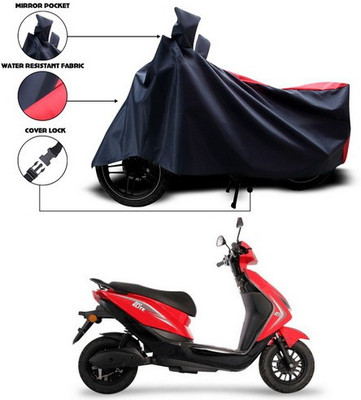 SEBONGO Waterproof Two Wheeler Cover for Ampere(Red, Blue)