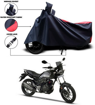 ANTHUB Two Wheeler Cover for Hero(Xpulse 200T, Red, Black)