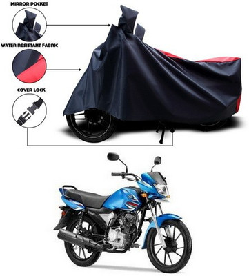 SEBONGO Waterproof Two Wheeler Cover for Yamaha(Saluto RX, Red, Blue)