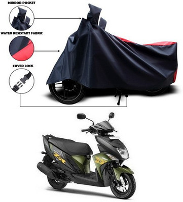 SEBONGO Waterproof Two Wheeler Cover for Yamaha(Ray ZR, Red, Blue)