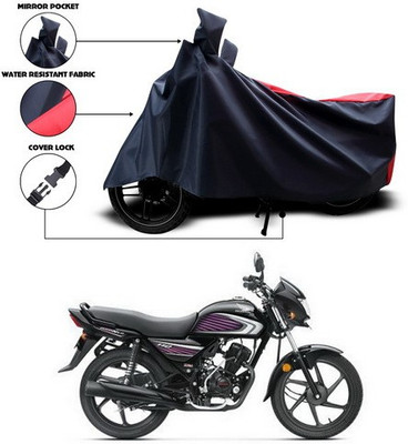 ANTHUB Two Wheeler Cover for Honda(Dream Neo, Red, Black)