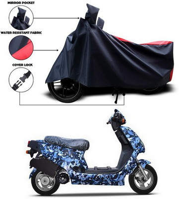 ANTHUB Two Wheeler Cover for Hero(Red, Black)