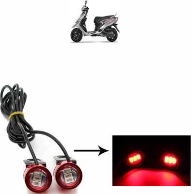 Vagary WATERPROOF BLINKING LIGHT WITH 3 MODES-218 Brake Light Motorbike LED for TVS (12 V, 10 W)(Zest, Pack of 2)