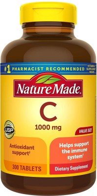 Nature Made Vitamin C -- 1000 mg(300 Tablets)