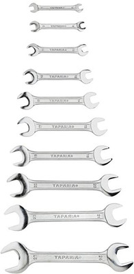 TAPARIA DEP 10 DOUBLE ENDED JAW SPANNER SET Double Sided Open End Wrench(Pack of 10)