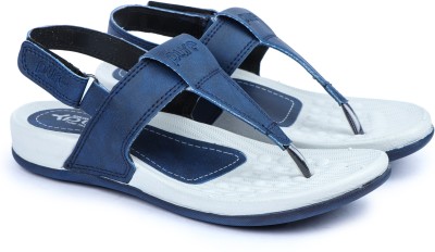 WELCOME Women Flats(Navy , 8)