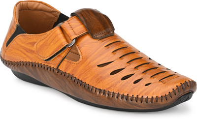 TOP CHOICE Men Tan, Brown Sandals