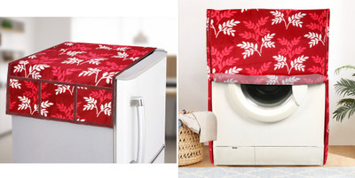 E-Retailer Front Loading Washing Machine  Cover(Width: 58 cm, Value For Money Combo Pack Of 2 Pieces)