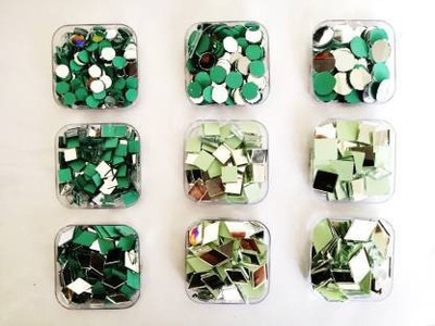 Crafto All shapes and sizes Mirror Kit With Storage Box