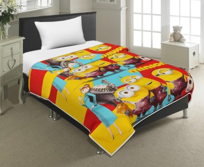 AQRate Cartoon Double Dohar for  AC Room(Poly Cotton, Multicolor)