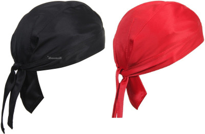 Bismaadh Solid Skull Cap Cap(Pack of 2)