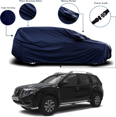 SEBONGO Car Cover For Nissan Terrano (With Mirror Pockets)(Blue)