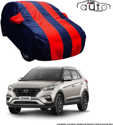 ABS AUTO TREND Car Cover For Hyundai Creta (With Mirror Pockets)(Multicolor)