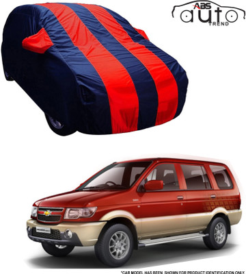 ABS AUTO TREND Car Cover For Chevrolet Tavera (With Mirror Pockets)(Multicolor)