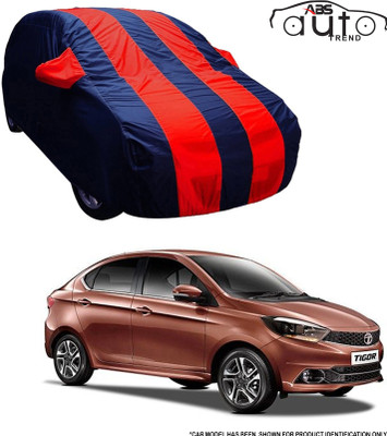 ABS AUTO TREND Car Cover For Tata Tigor (With Mirror Pockets)(Red, Blue)