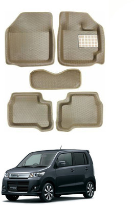 MATIES PVC 5D Mat For  Maruti Suzuki WagonR Stingray(Beige)