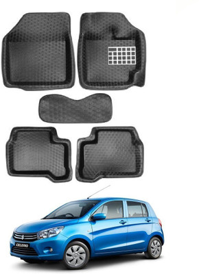 MATIES PVC 5D Mat For  Maruti Suzuki Celerio(Black)