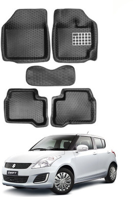MATIES PVC 5D Mat For  Maruti Suzuki Swift(Black)