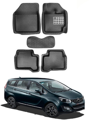 MATIES PVC 5D Mat For  Mahindra Marazzo(Black)