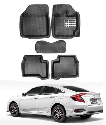 AYW PVC 5D Mat For  Honda Civic(Black)