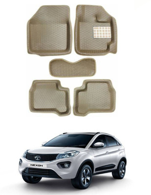 MATIES PVC 5D Mat For  Tata Nexon(Beige)